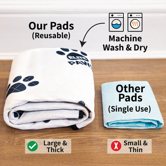 Elite Paws Reusable Pet Pee Pads for Dogs
