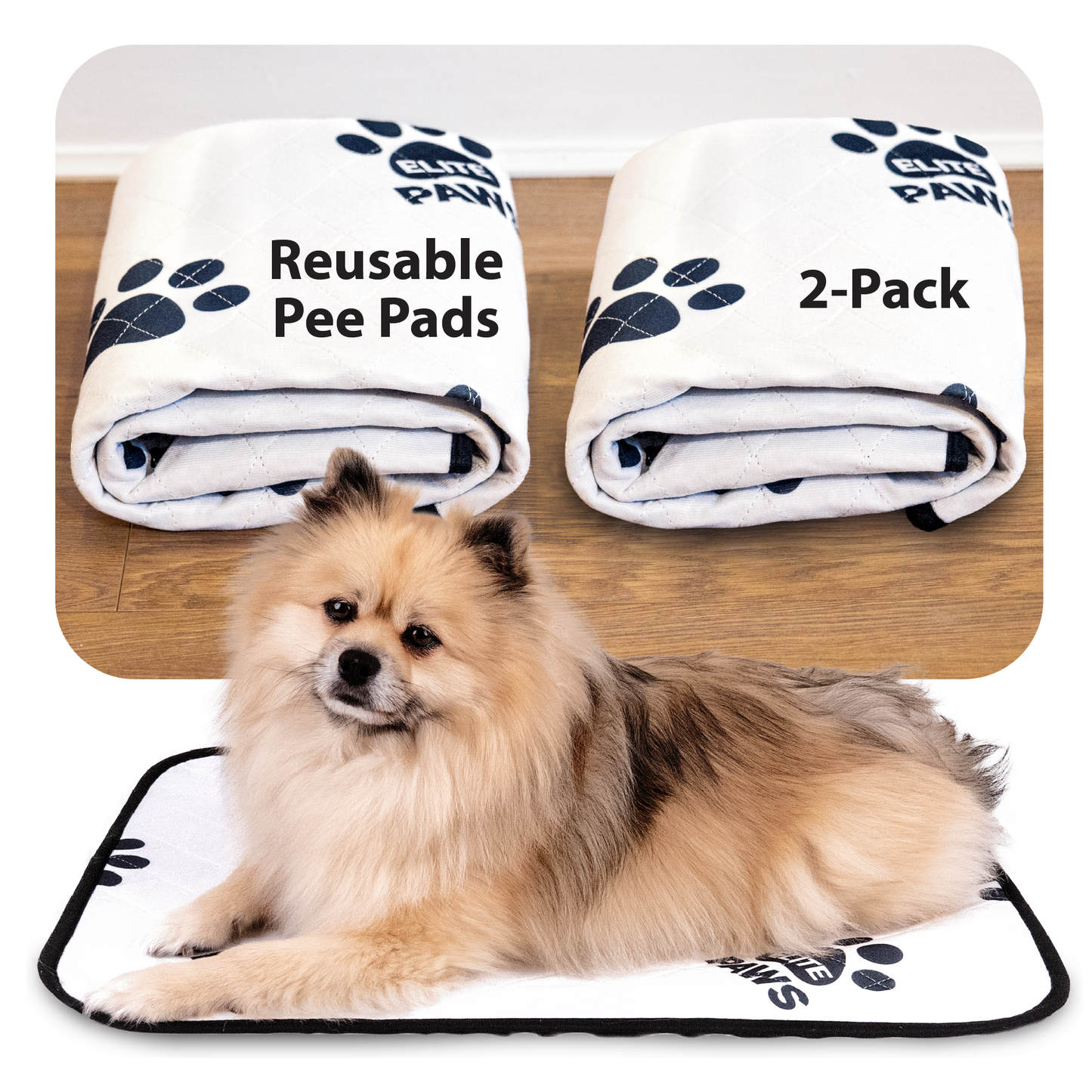 Elite Paws Reusable Pet Pee Pads for Dogs